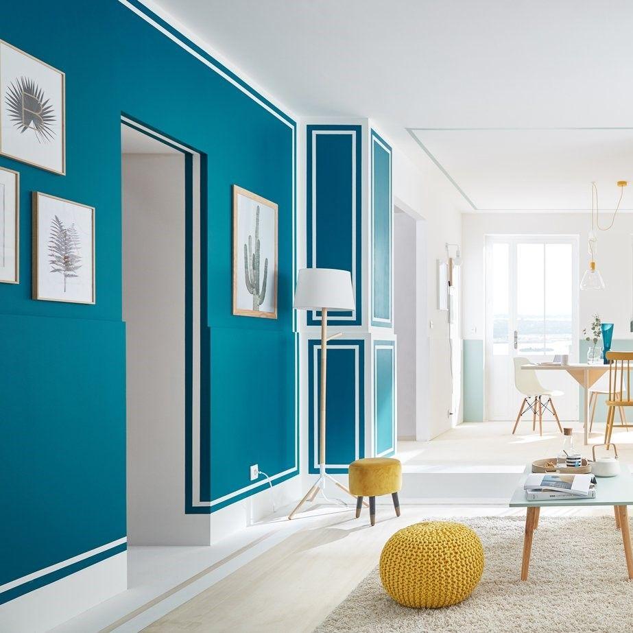 Eleganter schmaler Wandrahmen in Farbe