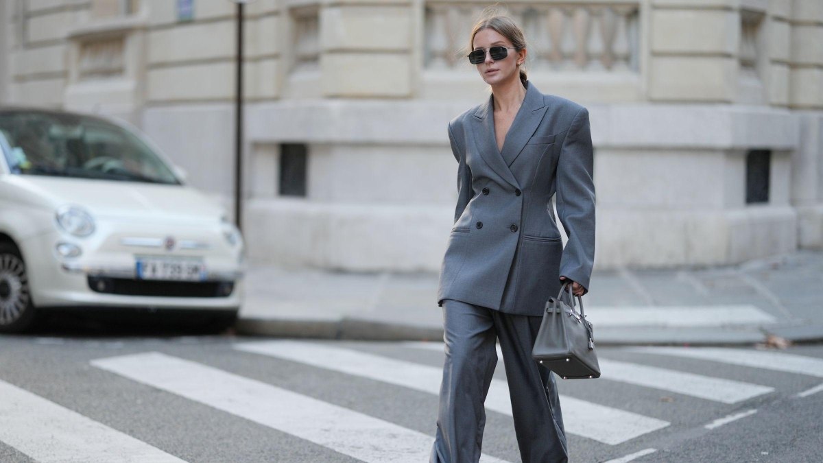 Oversize Blazer mit Anzugshose