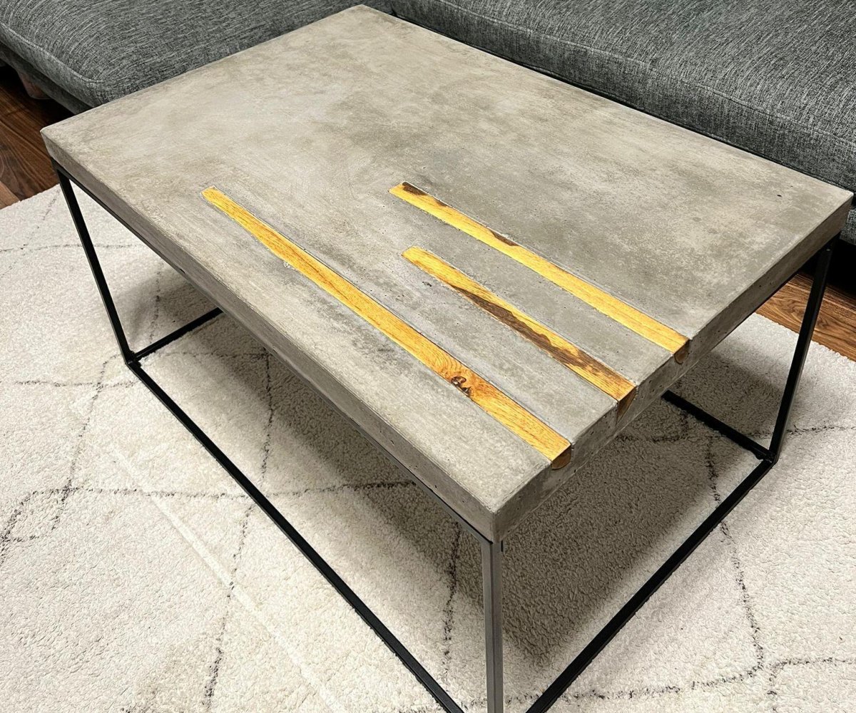 Moderner Beton Couchtisch