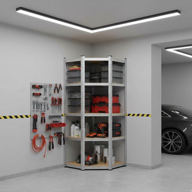 Ecklösung für kleine Garage