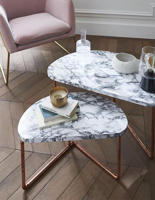 Marmor Look Couchtisch DIY