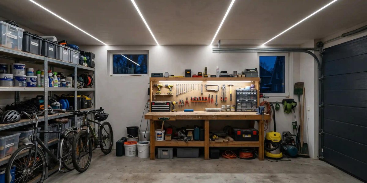 Energiesparende LED Hobbywerkstatt