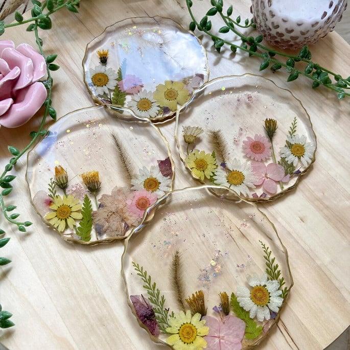 Epoxidharz Untersetzer Ideen für kreative DIY Designs