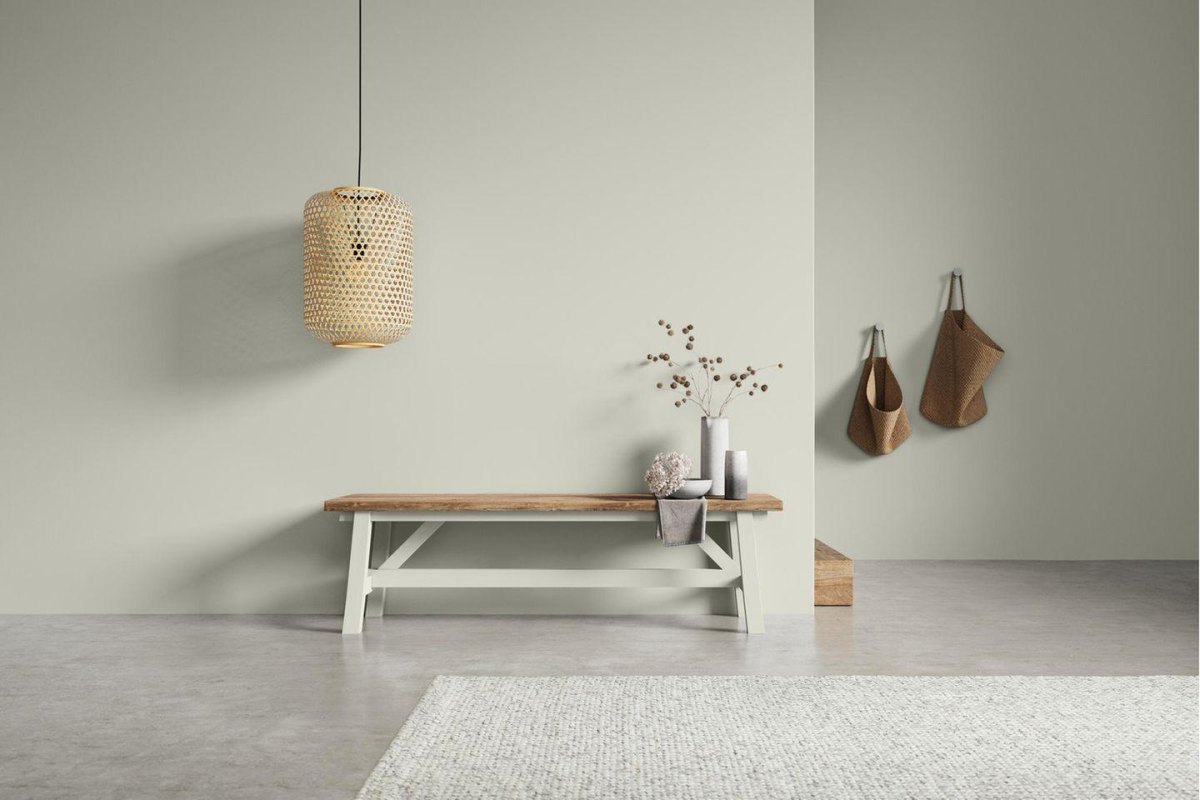 Flur mit gemütlicher Kreidefarben Wand