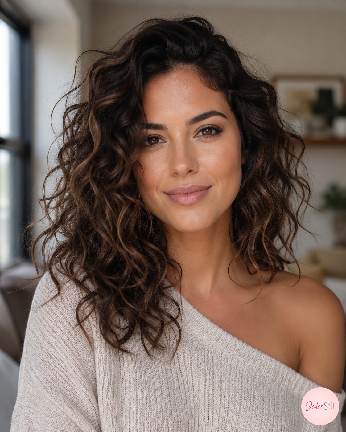 Lockere Beach Waves mit Textur-Spray geben feinem, lockigem Haar spürbar mehr Körper und Bewegung