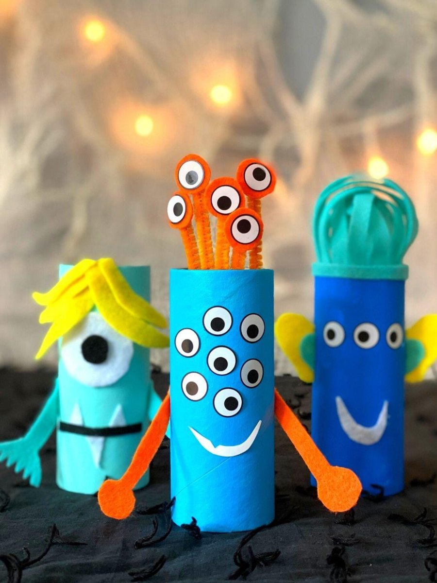 Klorollen Monster Kinder Halloween
