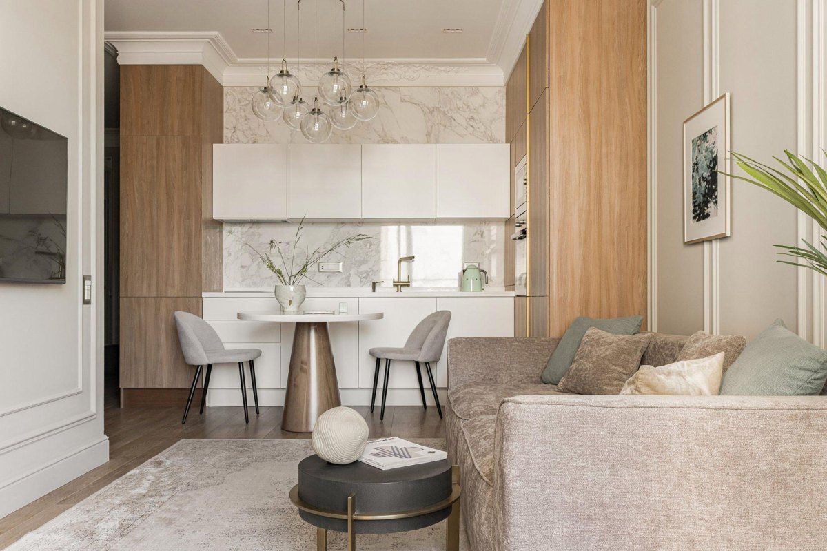 Harmonisches kleines Wohnzimmer