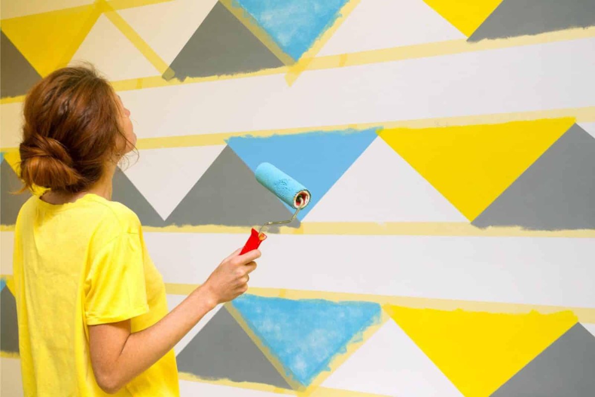 DIY Wandgestaltung mit Farbe