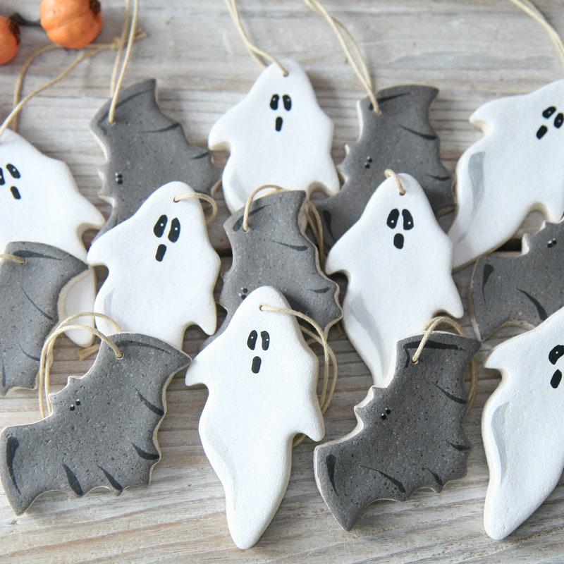 Salzteig Amulette Halloween Basteln