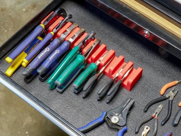Magnetische Werkzeughalter in Schublade