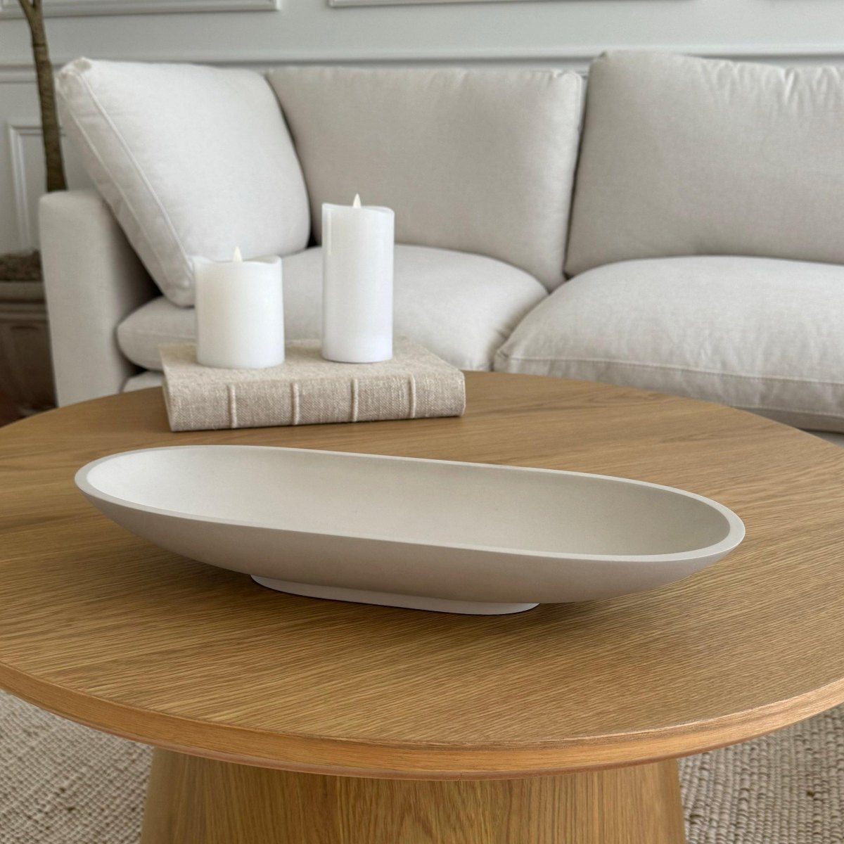 Moderne Betonschale Wohnzimmer