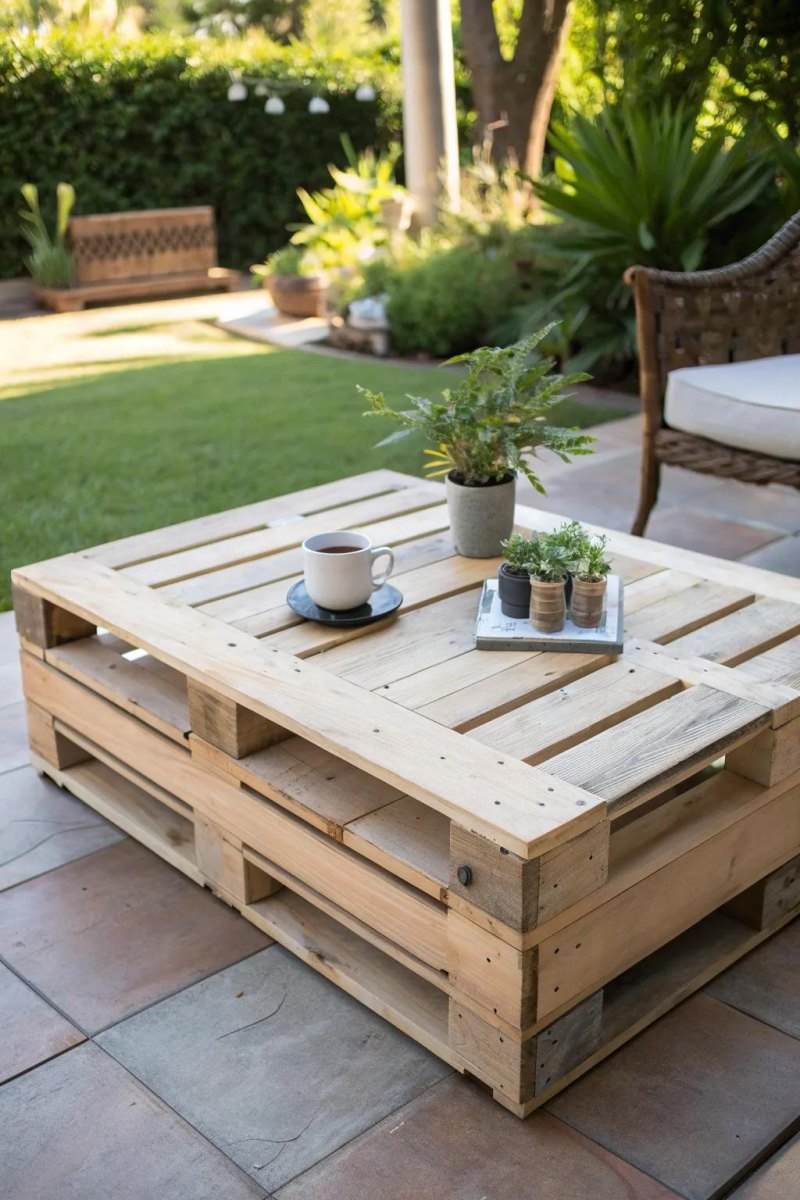 Outdoor Couchtisch für Terrasse