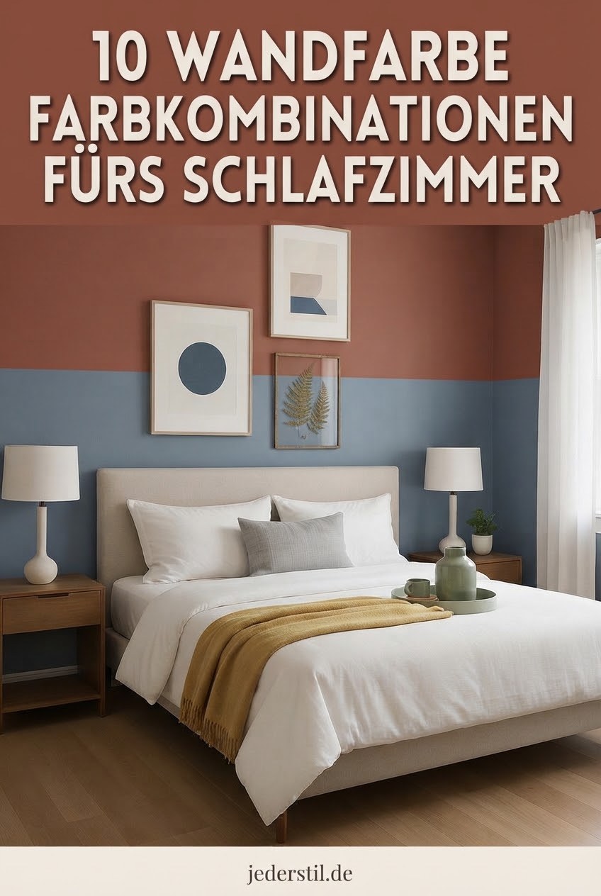 10 Wandfarbe Farbkombinationen fürs Schlafzimmer
