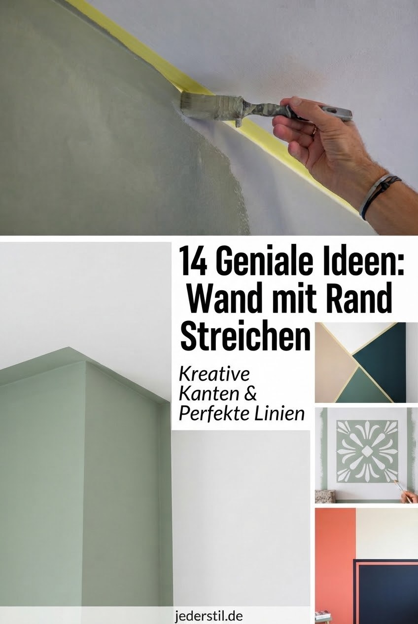 14 Geniale Ideen: Wand mit Rand Streichen