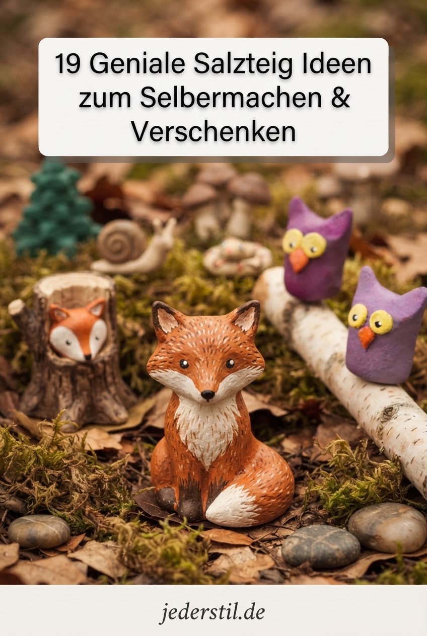 19 Geniale Salzteig Ideen zum Selbermachen & Verschenken