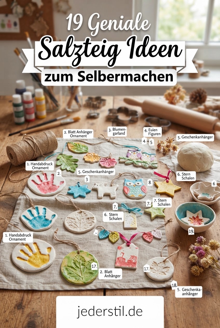 19 Geniale Salzteig Ideen zum Selbermachen