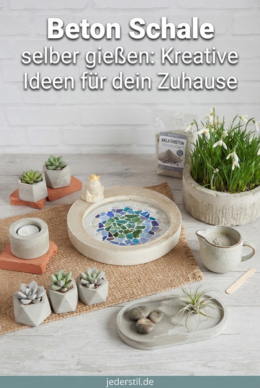 Beton Schale selber gießen: Kreative Ideen für dein Zuhause