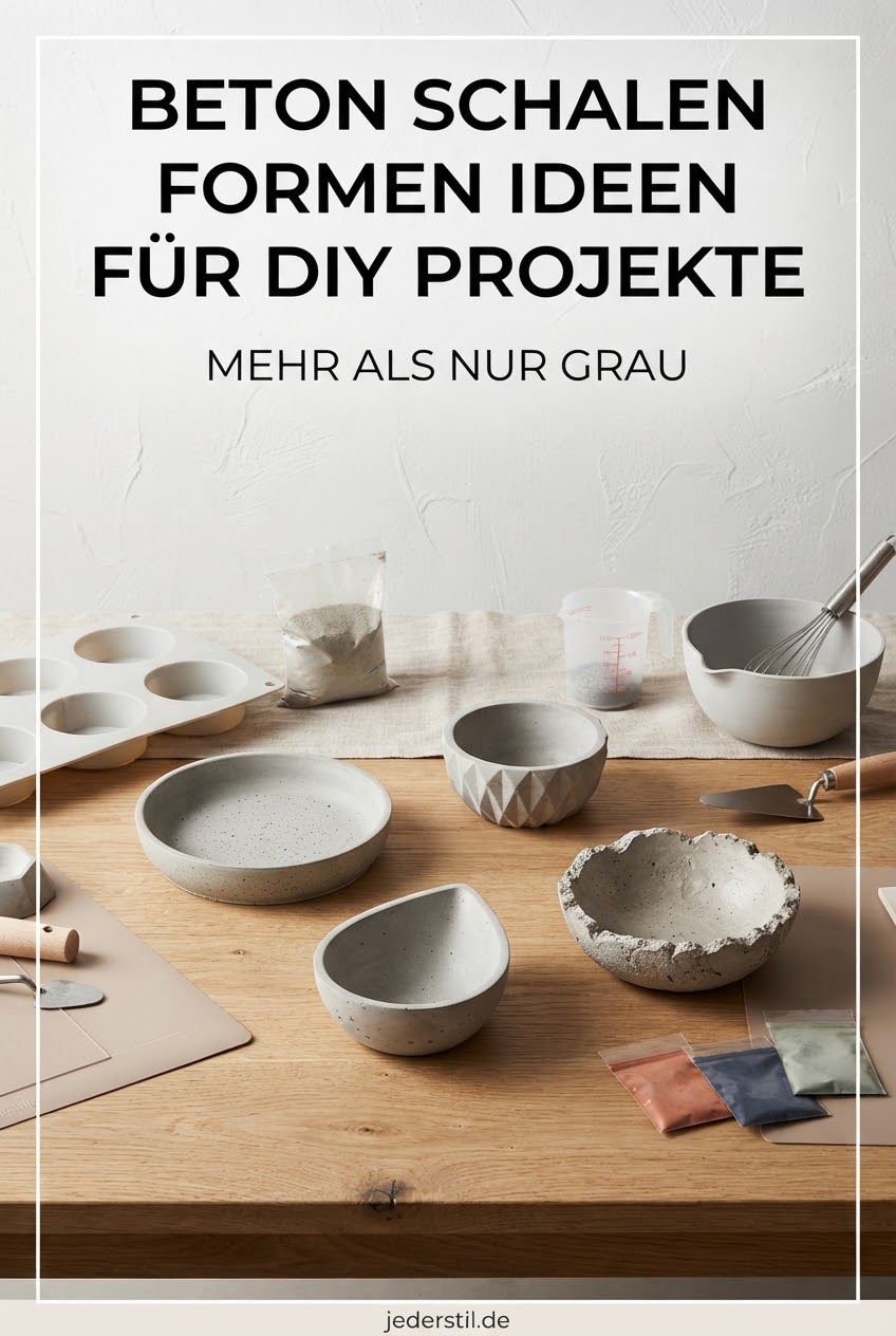 Beton Schalen Formen Ideen für DIY Projekte
