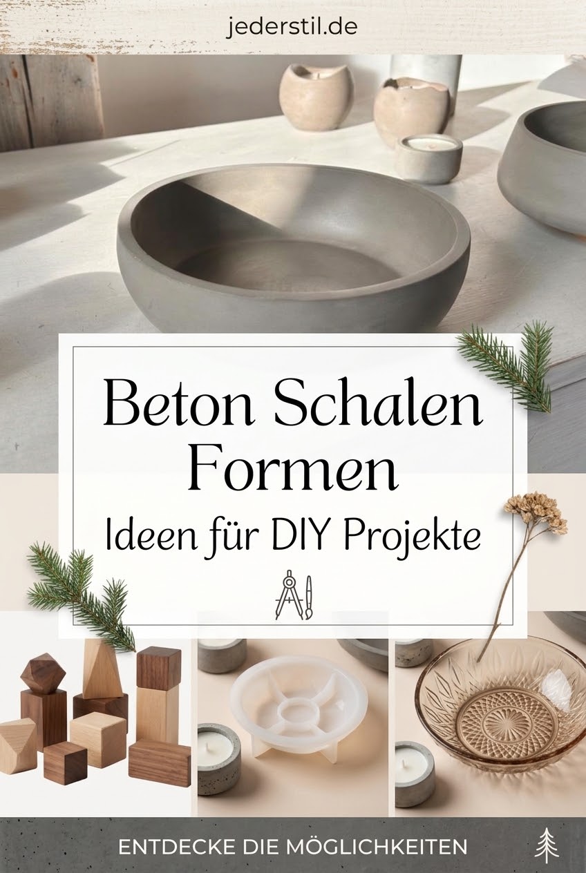 Beton Schalen Formen Ideen für DIY Projekte