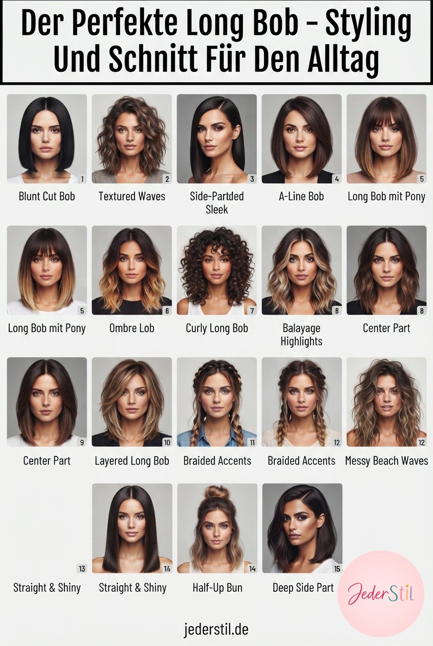 Der Perfekte Long Bob - Styling Und Schnitt Für Den Alltag