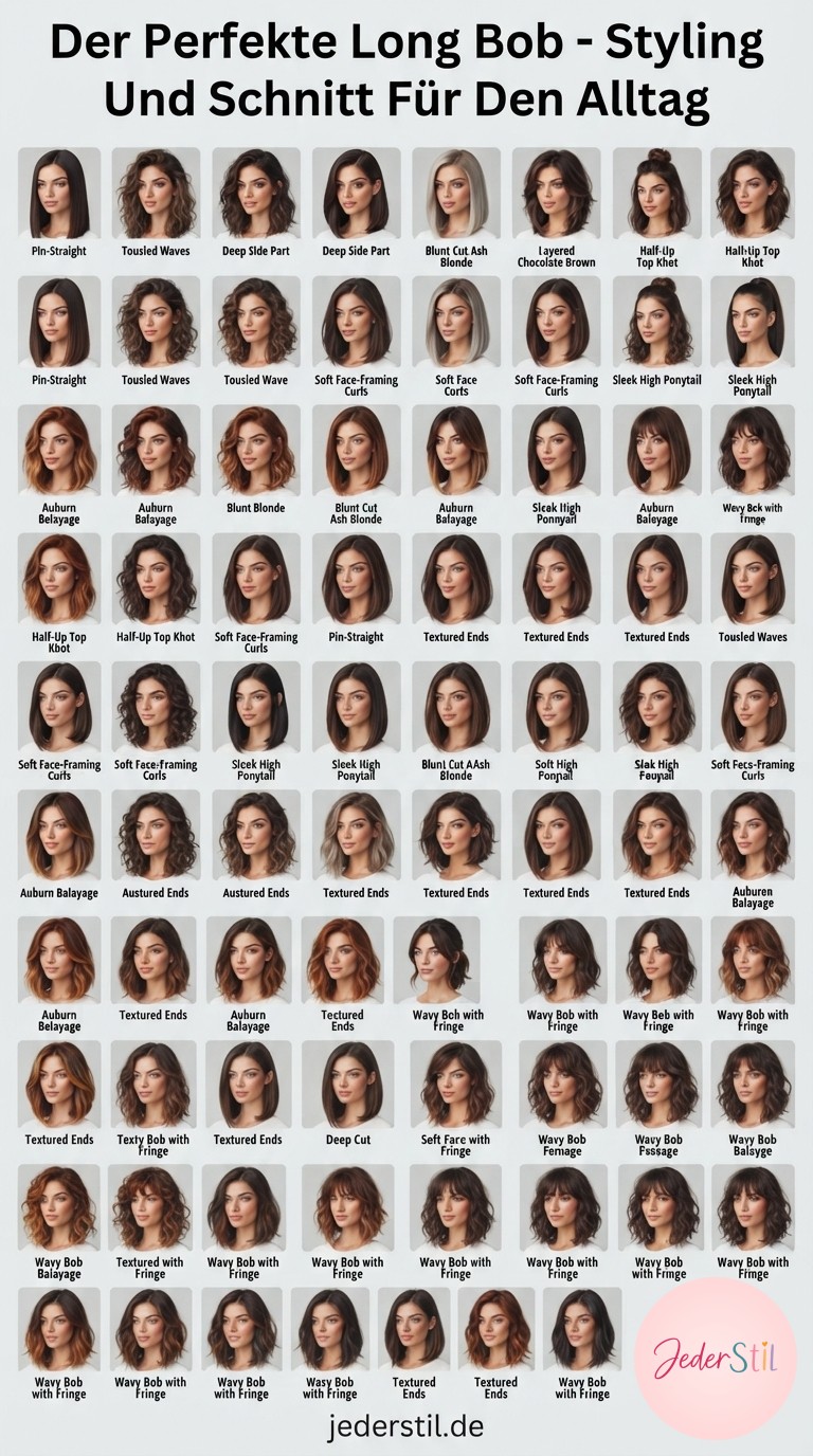 Der Perfekte Long Bob - Styling Und Schnitt Für Den Alltag