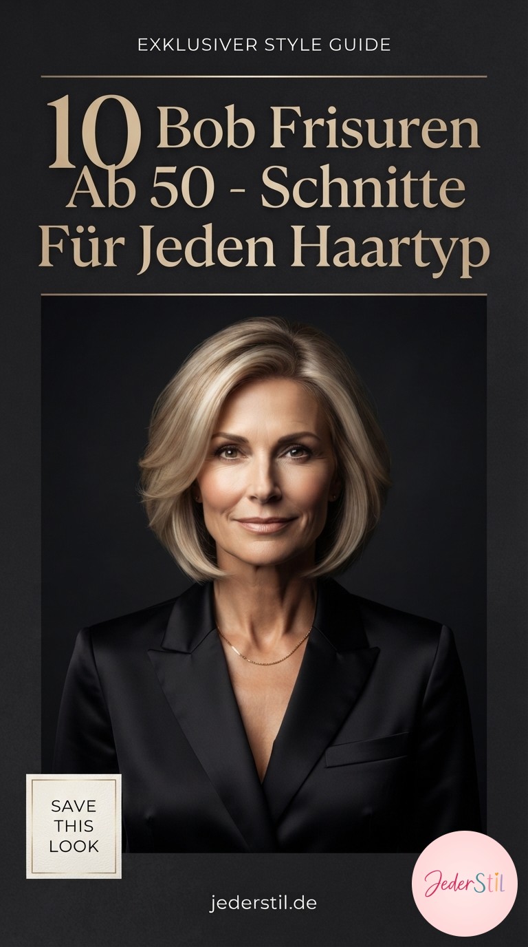 10 Bob Frisuren Ab 50 - Schnitte Für Jeden Haartyp