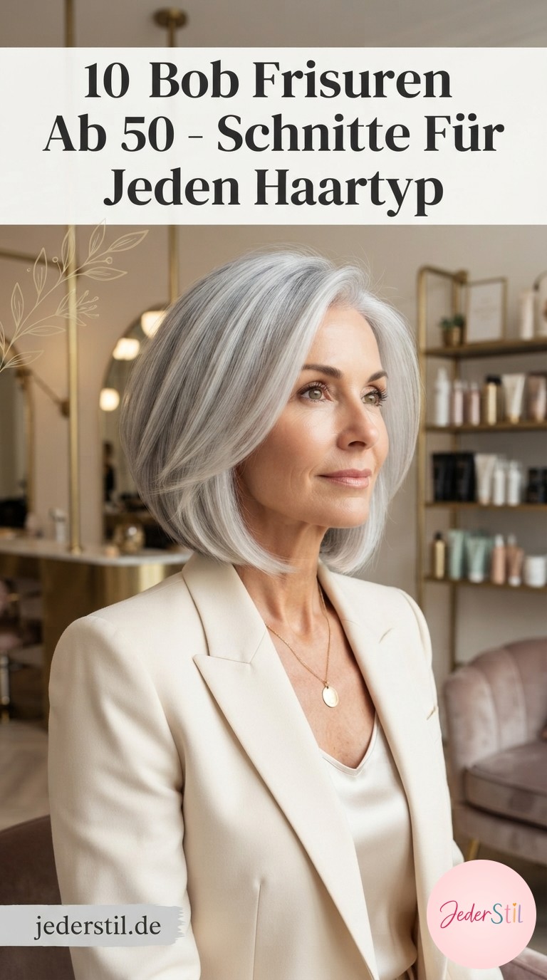10 Bob Frisuren Ab 50 - Schnitte Für Jeden Haartyp
