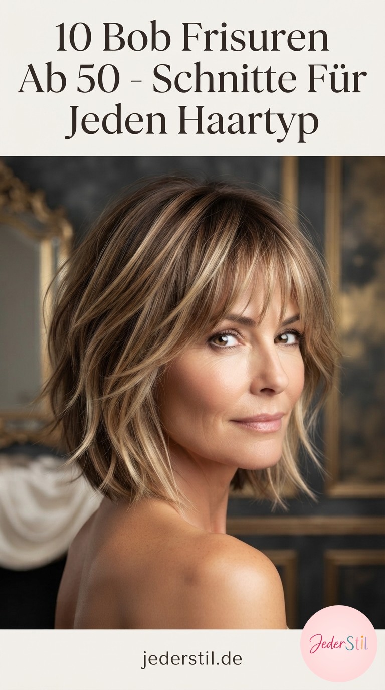 10 Bob Frisuren Ab 50 - Schnitte Für Jeden Haartyp