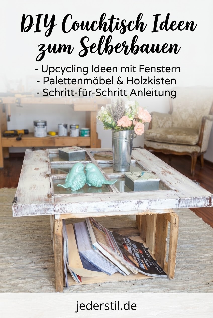 DIY Couchtisch Ideen zum Selberbauen
