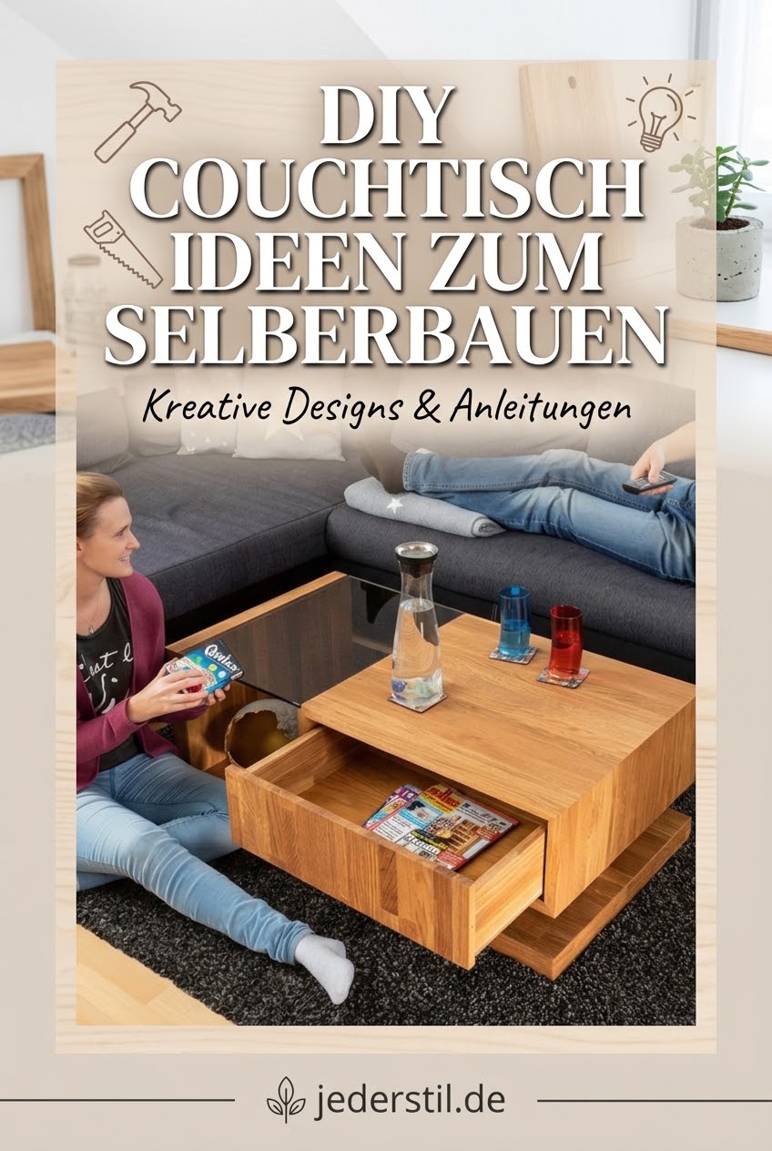 DIY Couchtisch Ideen zum Selberbauen
