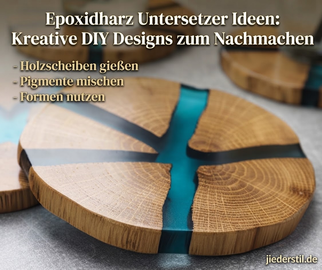 Epoxidharz Untersetzer Ideen: Kreative DIY Designs zum Nachmachen