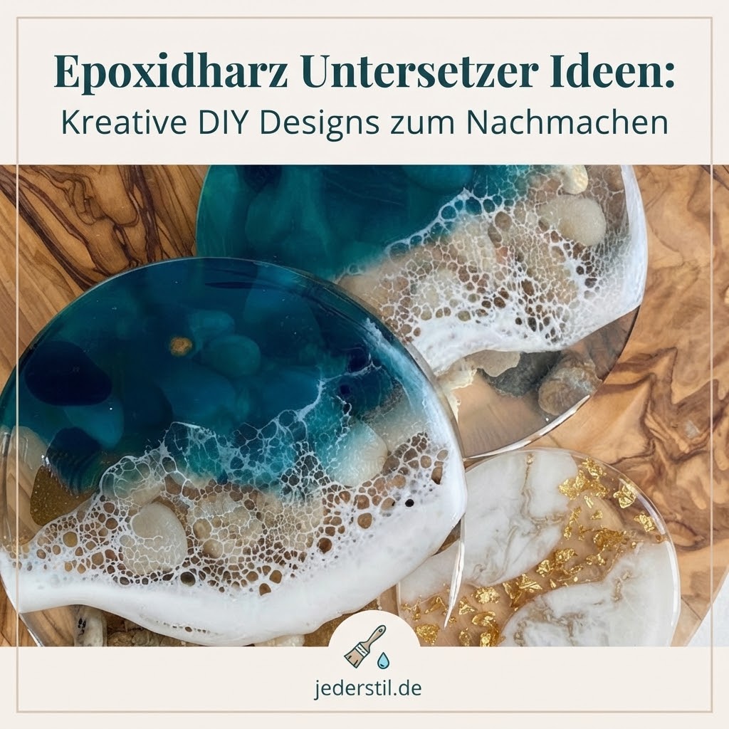 Epoxidharz Untersetzer Ideen: Kreative DIY Designs zum Nachmachen