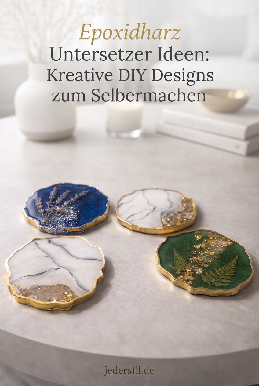 Epoxidharz Untersetzer Ideen: Kreative DIY Designs zum Selbermachen