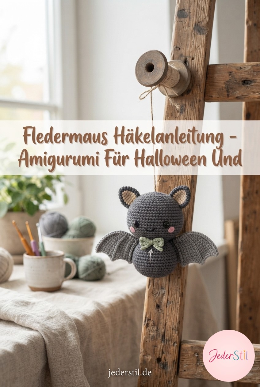 Fledermaus Häkelanleitung - Amigurumi Für Halloween Und