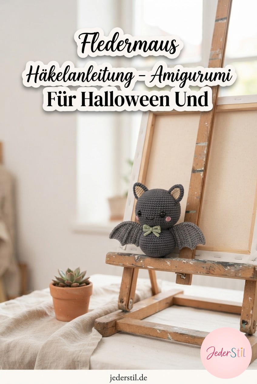 Fledermaus Häkelanleitung - Amigurumi Für Halloween Und