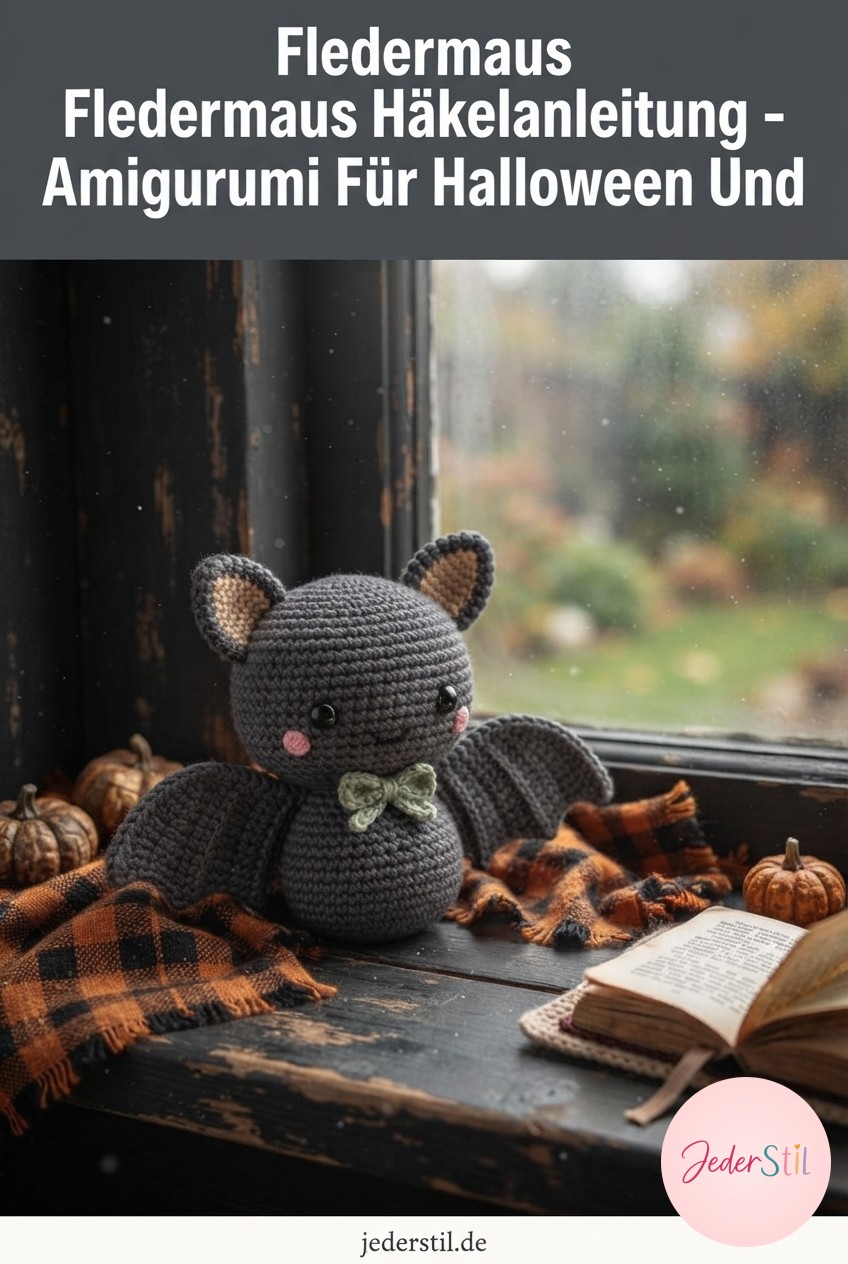 Fledermaus Häkelanleitung - Amigurumi Für Halloween Und