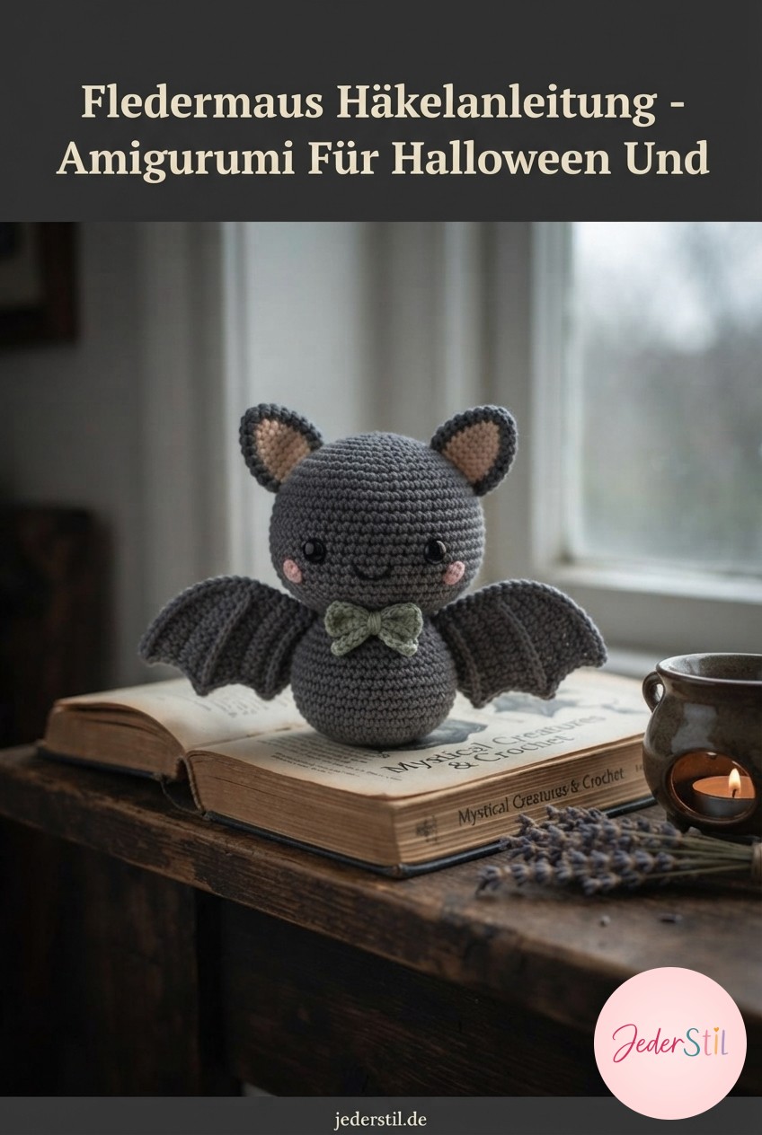 Fledermaus Häkelanleitung - Amigurumi Für Halloween Und
