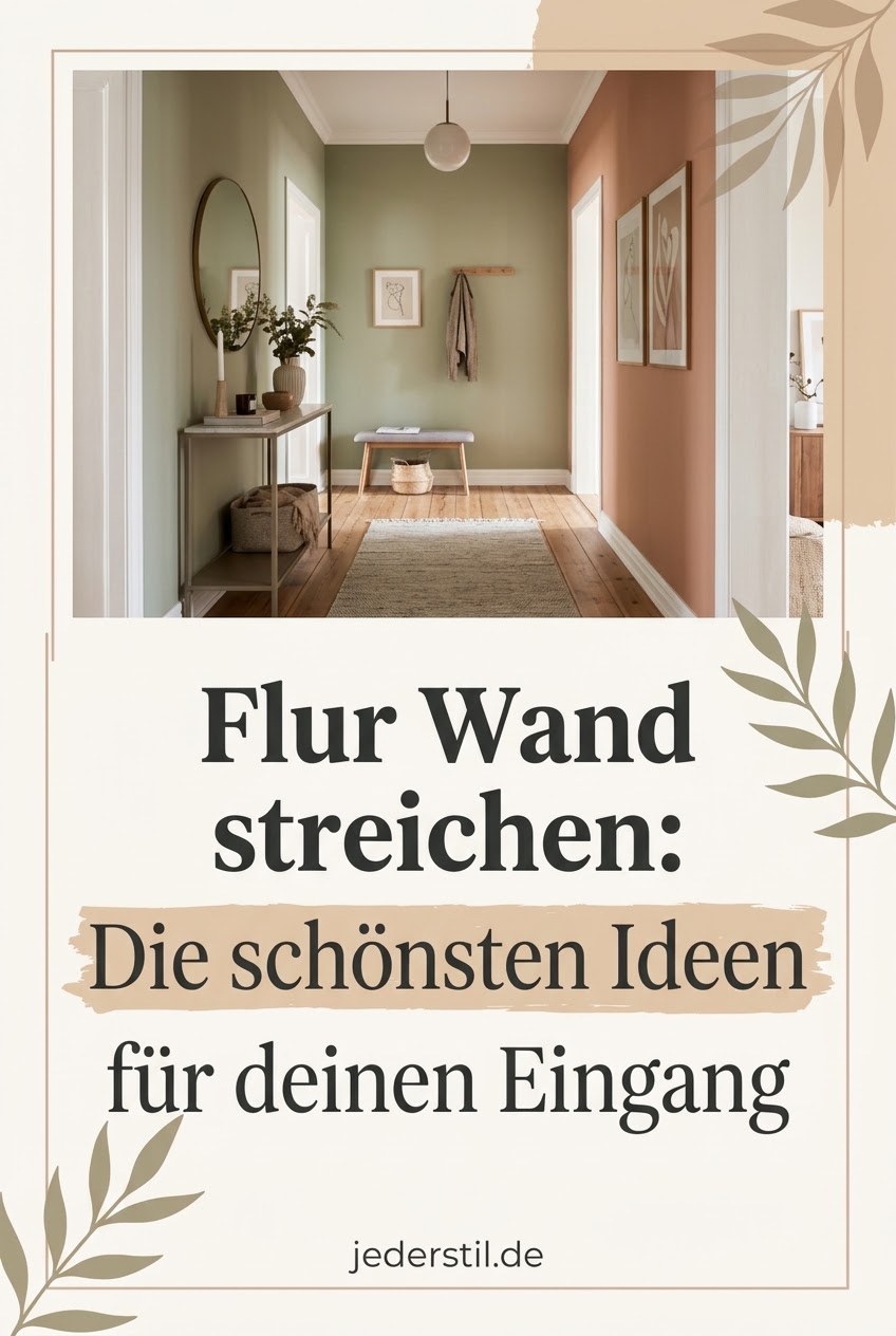 Flur Wand streichen: Die schönsten Ideen für deinen Eingang