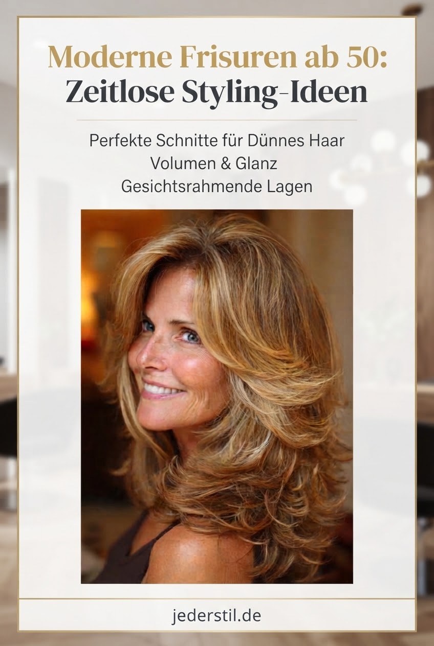 Moderne Frisuren ab 50: Zeitlose Styling-Ideen