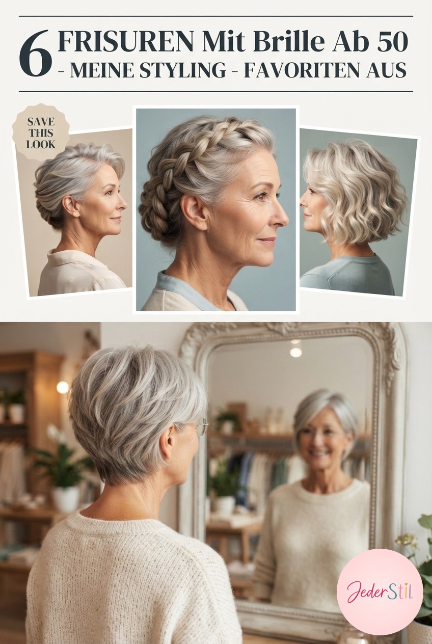 6 Frisuren Mit Brille Ab 50 - Meine Styling - Favoriten Aus