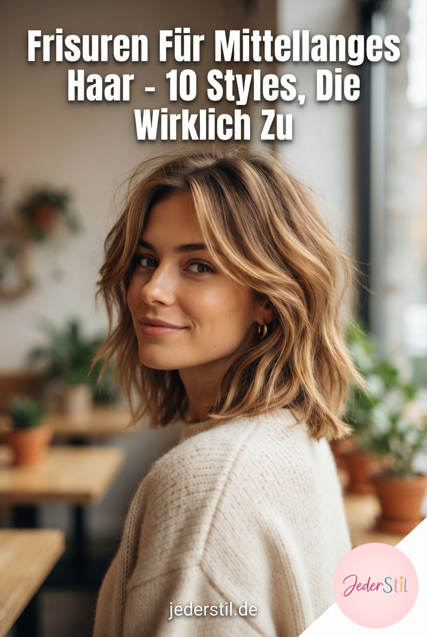 Frisuren Für Mittellanges Haar - 10 Styles, Die Wirklich Zu