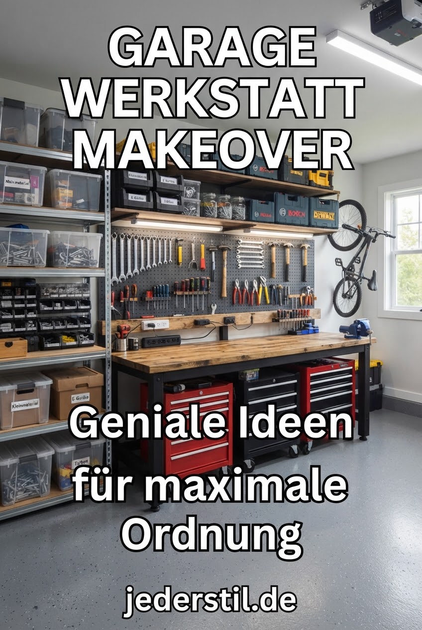 Garage Werkstatt Makeover: Geniale Ideen für maximale Ordnung