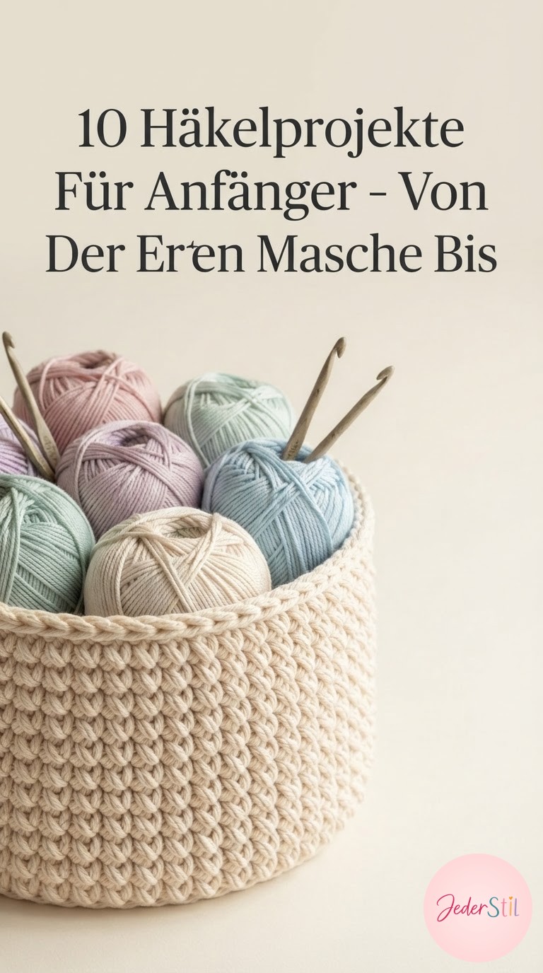 10 Häkelprojekte Für Anfänger - Von Der Ersten Masche Bis