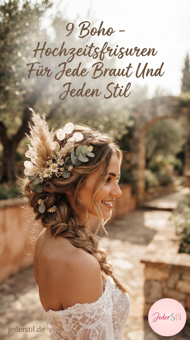 9 Boho - Hochzeitsfrisuren Für Jede Braut Und Jeden Stil