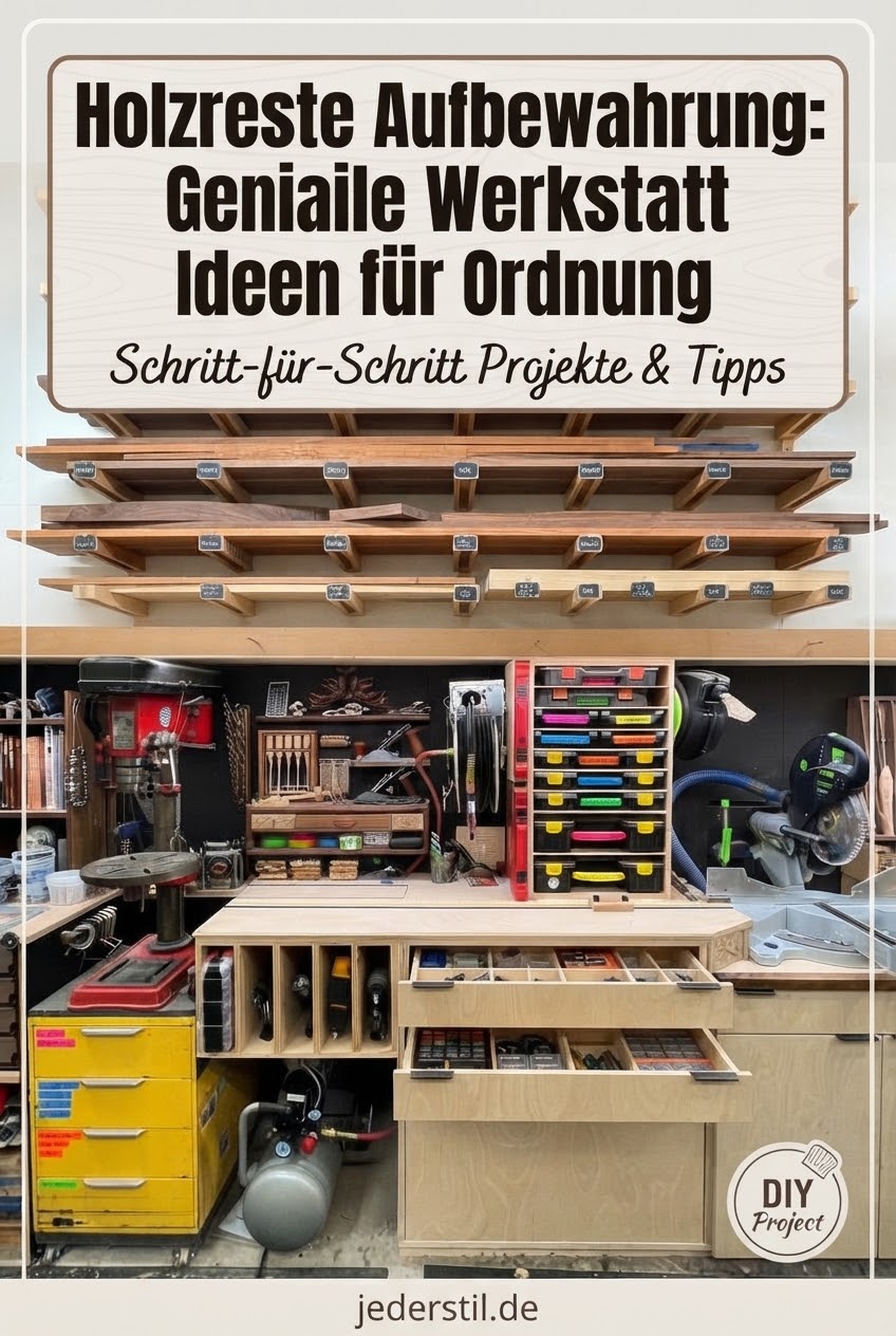 Holzreste Aufbewahrung: Geniale Werkstatt Ideen für Ordnung