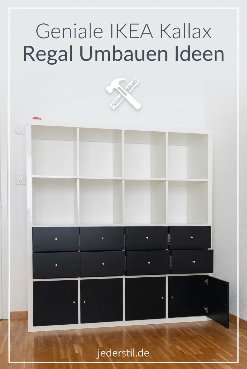 Geniale IKEA Kallax Regal Umbauen Ideen