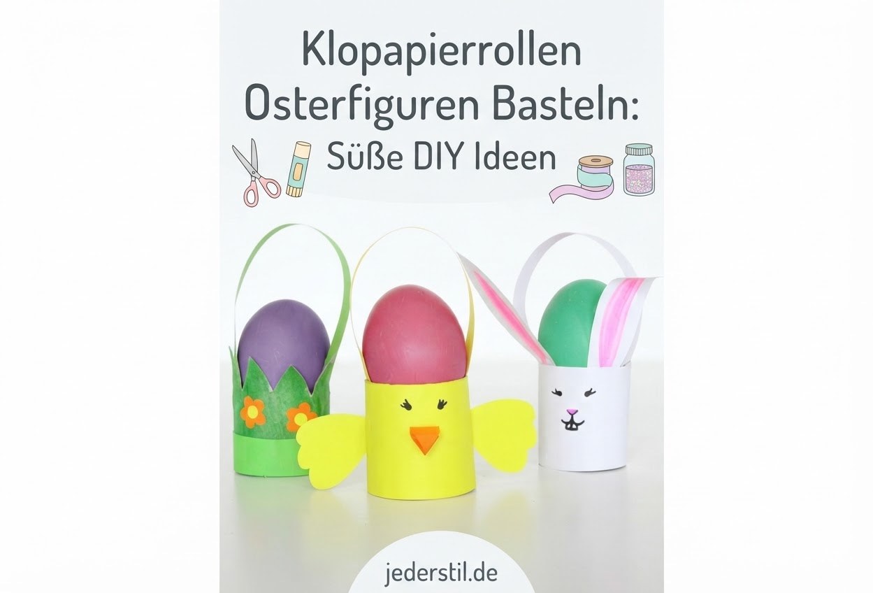Klopapierrollen Osterfiguren Basteln: Süße DIY Ideen