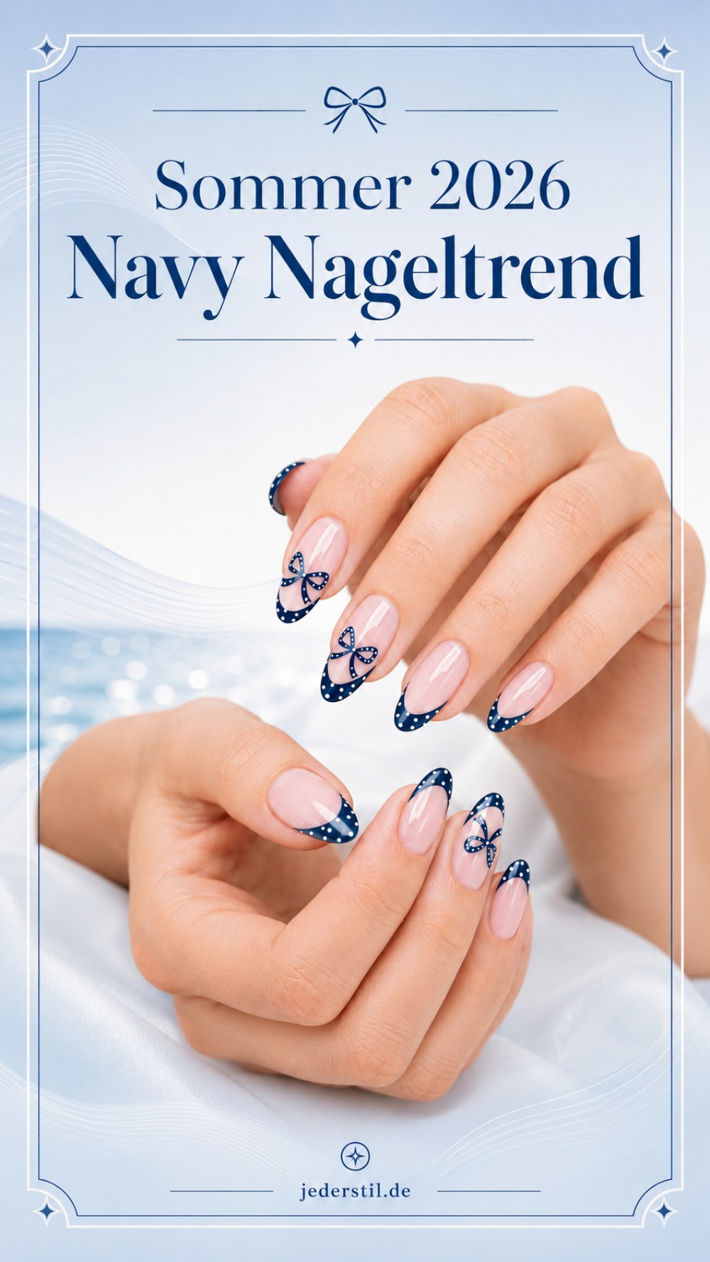 Sommer 2026 Navy Nageltrend