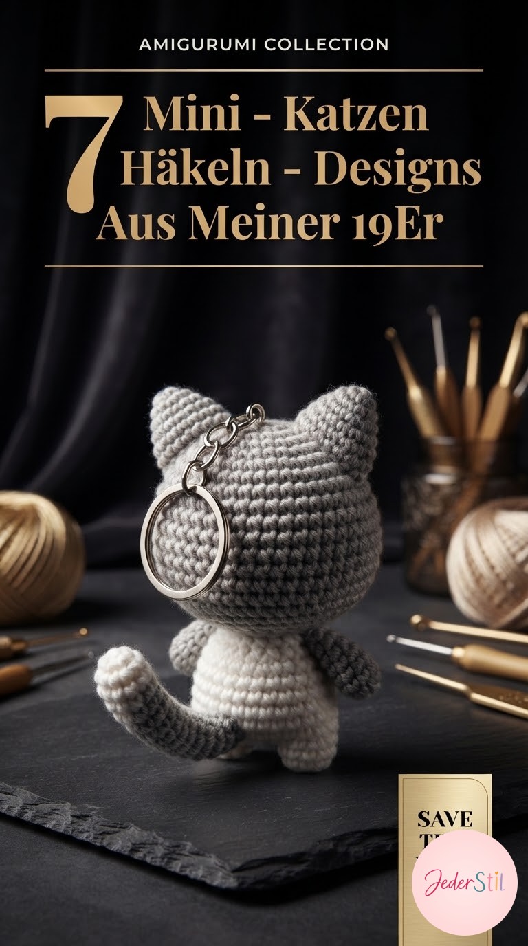 7 Mini - Katzen Häkeln - Designs Aus Meiner 19Er -