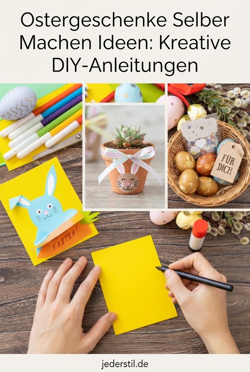 Ostergeschenke Selber Machen Ideen: Kreative DIY-Anleitungen